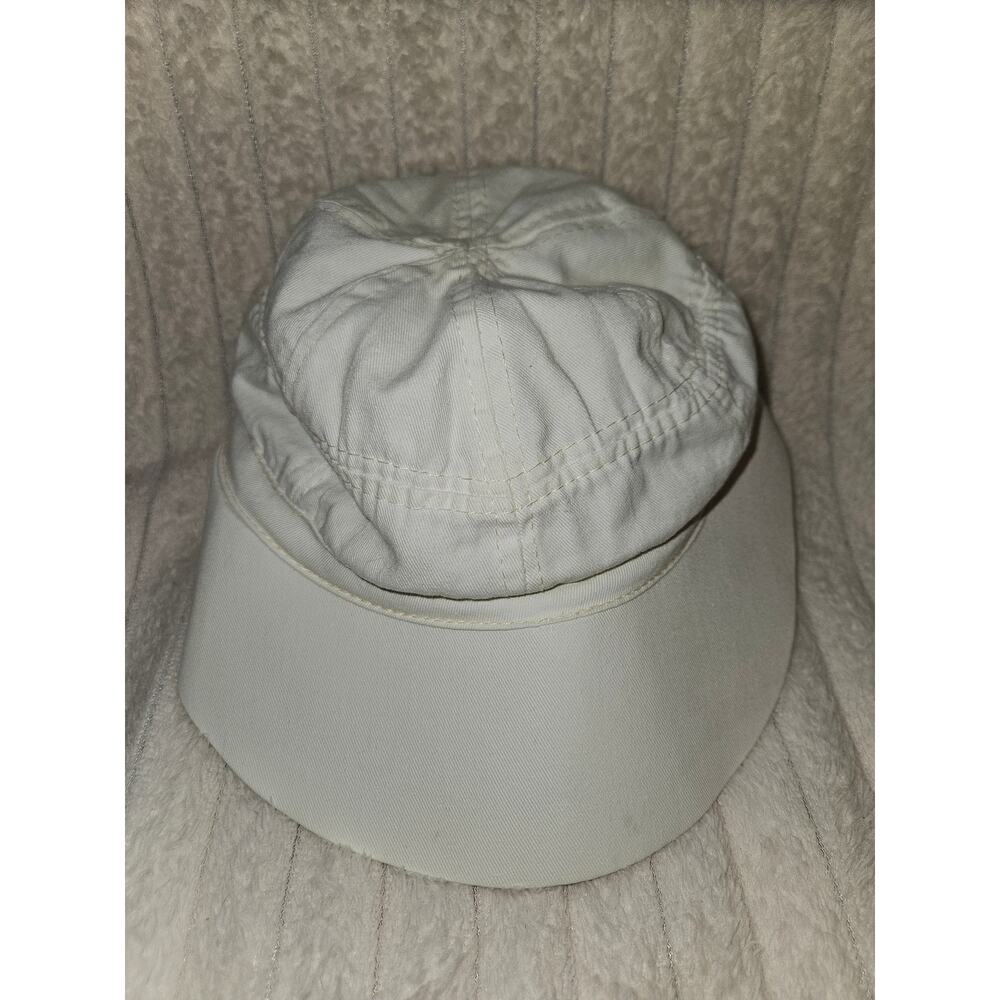 Vintage Alstyle Apparel & Activewear White 100% Cotton Wide Brim Sun Hat